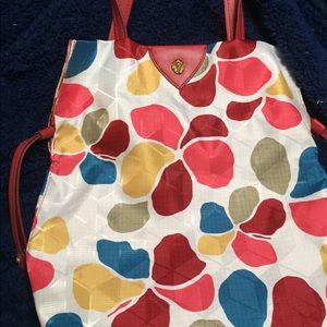 Anne Klein Print Fabric Tote